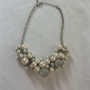 Club Monaco clustered chunky pearl necklace